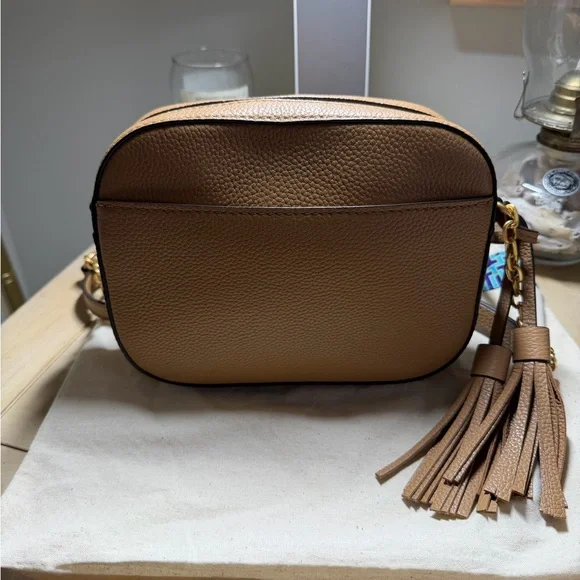 Tory Burch Beige McGraw Camera Crossbody Bag - Picture 3 of 4